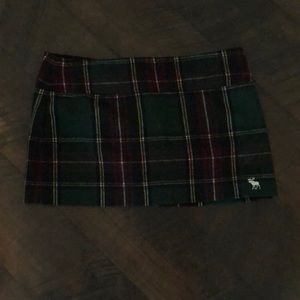 Abercrombie plaid mini skirt